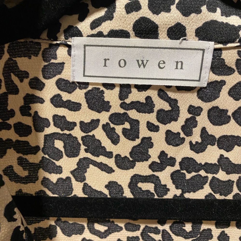 Rowen Leopard Print Button Up Blouse - image 4